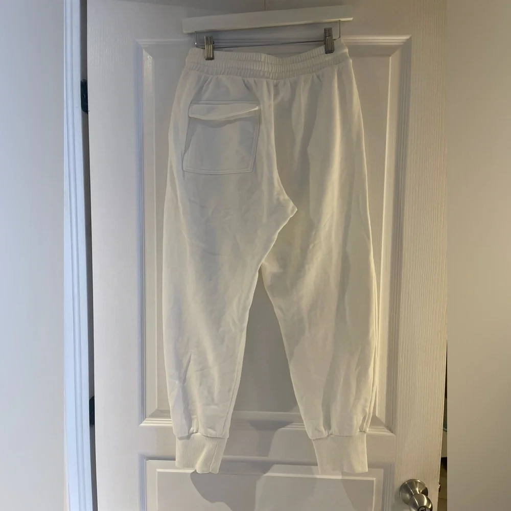 Zara Off-White Drawstring Cargo Joggers - Picture 3 of 5